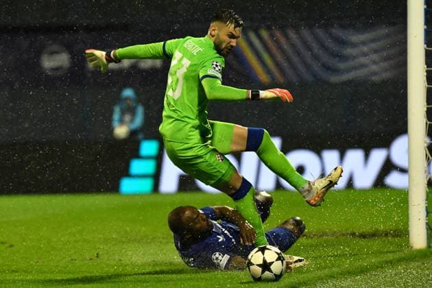 Zagreb, Croatia, October 2nd 2024: Ivan Nevistic of Dinamo Zagreb (L) during the UEFA Champions League, League phase, match between Dinamo Zagreb and Monaco at Stadium Maksimir, Zagreb, Croatia. (Natasa Kupljenik SPP) Copyright: xNatasaxKupljenikx xSPPx spp-en-NaKuSp-NNR_0925