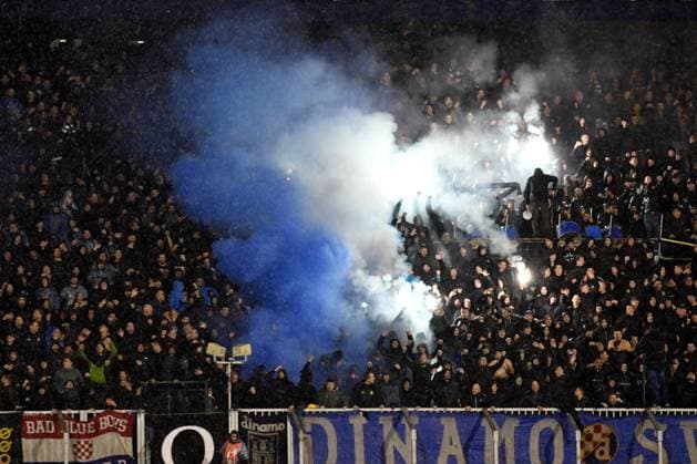 Sport Bilder des Tages Zagreb, Croatia, October 2nd 2024: Bad Blue Boys Zagreb celebrate score during the UEFA Champions League, League phase, match between Dinamo Zagreb and Monaco at Stadium Maksimir, Zagreb, Croatia. (Natasa Kupljenik SPP) Copyright: xNatasaxKupljenikx xSPPx spp-en-NaKuSp-NNR_1343