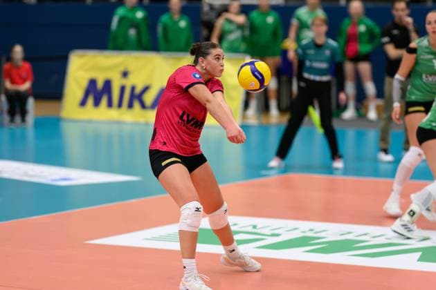 Pippa Molenaar jersey no. 1, USC Münster 1 Volleyball Bundesliga USC Münster Allianz MTV Stuttgart, Münster on 02 10 2024 Copyright: xBEAUTIFULxSPORTS PeterxWeberx