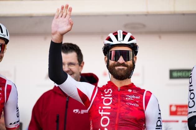 Münsterland Giro 2024, 03 10 2024 Before his last race Simon Geschke GER, Team Cofidis , Sparkassen Münsterland Giro, Münster GER , 03 10 2024 Copyright: xBEAUTIFULxSPORTS Hilgerx