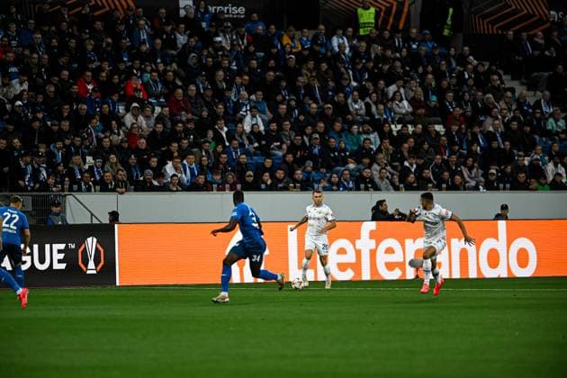 SINSHEIM, GERMANY - 3 OCTOBER, 2024: The UEFA Champions League match between FC Shakhtar Donetsk vs Atalanta BC Bergamo at Pre Zero (Rhein Neckar) Arena  Copyright: xVItaliixKliuievx