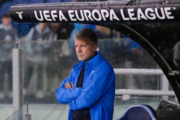Lazio& x2019;s head coach Marco Baroni during the Uefa Europa League soccer match between SS Lazio and Nice at the Rome s Olympic stadium, Italy - Thursday , October 03, 2024. - Soccer  Copyright: xFabrizioxCorradetti LaPressex