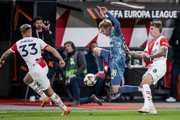 Football, EL, Slavia Prague - Ajax Amsterdam