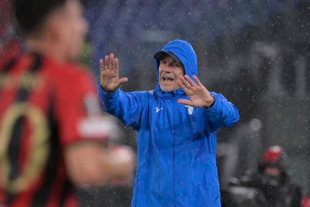 Lazio™s head coach Marco Baroni during the Uefa Europa League soccer match between SS Lazio and Nice at the Rome s Olympic stadium, Italy - Thursday , October 03, 2024. - Soccer  Copyright: xFabrizioxCorradetti LaPressex