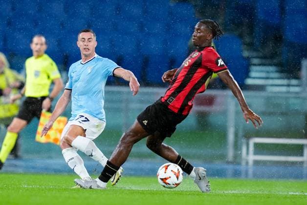 S.S. Lazio v OGC Nice - UEFA Europa League 2024 25 League Phase MD2 Adam Marusic of SS Lazio during the UEFA Europa League 2024 25 League Phase MD2 match between SS Lazio and OCG NIce at Stadio Olimpico on October 03, 2024 in Rome, Italy. Rome Stadio Olimpico Rome Italy Copyright: xGiuseppexMaffiax UEL_Lazio-Nice_031024_BRU9105