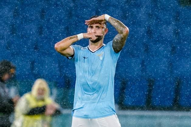 S.S. Lazio v OGC Nice - UEFA Europa League 2024 25 League Phase MD2 Taty Castellanos of SS Lazio celebrates scoring second goal during the UEFA Europa League 2024 25 League Phase MD2 match between SS Lazio and OCG NIce at Stadio Olimpico on October 03, 2024 in Rome, Italy. Rome Stadio Olimpico Rome Italy Copyright: xGiuseppexMaffiax UEL_Lazio-Nice_031024_BRU7800