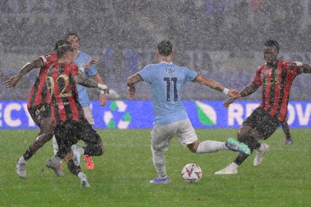 Lazio™s Taty Castellanos goal 3-1 during the Uefa Europa League soccer match between SS Lazio and Nice at the Rome s Olympic stadium, Italy - Thursday , October 03, 2024. - Soccer  Copyright: xFabrizioxCorradetti LaPressex