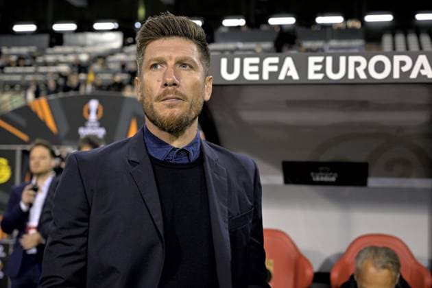 Royale Union Saint-Gilloise v FK Bodo Glimt - UEFA Europa League BRUSSELS, BELGIUM - OCTOBER 03 : Pocognoli Sebastien head coach of Royale Union Saint-Gilloise during the UEFA Europa League phase matchday 2 match between Royale Union Saint-Gilloise and FK Bodo Glimt on October 3, 2024 in Brussels, Belgium, 03 10 2024 Brussels Belgium  Copyright: xSesx