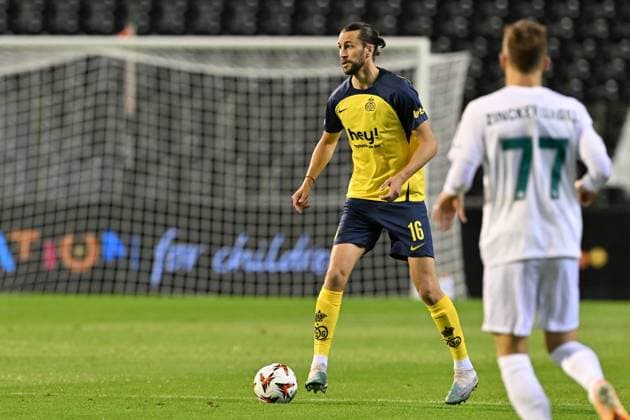 241002 Royale Union Saint-Gilloise vs FK Bodo Glimt Christian Burgess (16) of Union pictured during the Europa League matchday 2 in the league phase game in the 2024-2025 season between Royale Union Saint-Gilloise and FK Bodo Glimt on October 3 , 2024 in Brussels, Belgium. (Photo by David Catry Isosport ) BRUSSELS BELGIUM  Copyright: xx 482567