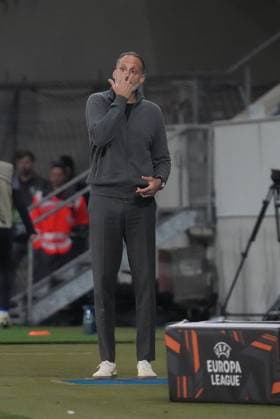 Europa League, TSG 1899 Hoffenheim vs FC Dynamo Kiev 03 10 2024, PreZero Arena, Sinsheim, Europa League, TSG 1899 Hoffenheim vs FC Dynamo Kiev , in the picture coach Pellegrino Matarazzo Hoffenheim Sinsheim PreZero Arena Germany ,EDITORIAL USE ONLY
