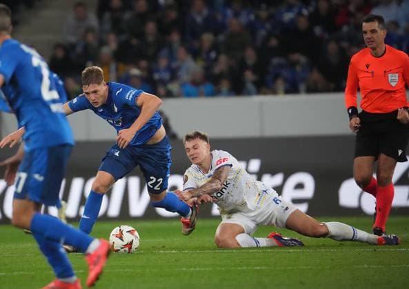 Europa League, TSG 1899 Hoffenheim vs FC Dynamo Kiev 03 10 2024, PreZero Arena, Sinsheim, Europa League, TSG 1899 Hoffenheim vs FC Dynamo Kiev , pictured Umut Tohumcu Hoffenheim nordphotoxGmbHx xBratic nph00250