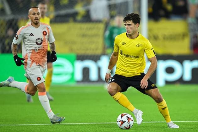 241003 Besfort Zeneli of Elfsborg during the UEFA Europa League between Elfsborg and Roma on October 3, 2024 in Boras Photo Jörgen Jarnberger BILDBYRAN COP 112 JJ0405 fotboll, football, soccer, fotball,uefa europa league,elfsborg,r  Copyright: JÖRGENxJARNBERGER BB241003JJ034