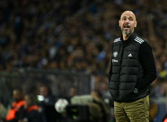 Manchester United, ManU manager Erik ten Hag looks dejected Porto v Manchester United, UEFA Europa League, Group Stage, Football, Estadio do Dragao, Porto, Portugal, 03 Oct 2024 EDITORIAL USE ONLY No use with unauthorised audio, video, data, fixture lists, club league logos or live services. Online in-match use limited to 120 images, no video emulation. No use in betting, games or single club league player publications. Copyright: xZedxJameson Shutterstockx 14750815ed