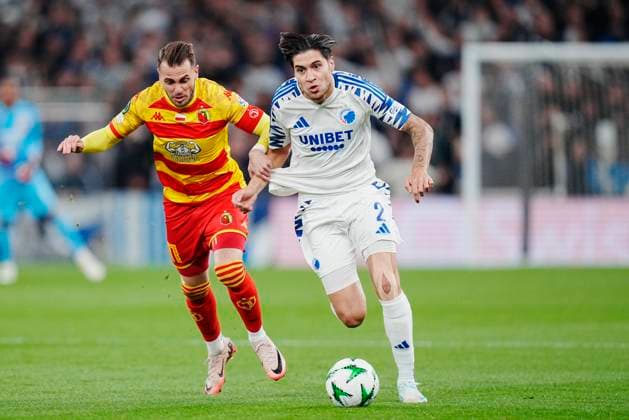 UEFA Conference League match between FC Copenhagen and Jagiellonia in Parken in Copenhagen on Thursday, October 3, 2024 Photo Liselotte Sabroe Scanpix 2024 , Copenhagen Denmark  Copyright: LiselottexSabroex spdk20241003-210542-L