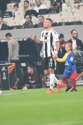 Ciro Immobile of Besiktas during the UEFA Europa League 2024 25 League Phase MD2 match between Besiktas JK and Eintracht Frankfurt at Tupras Stadium on October 3, 2024 in Istanbul, Turkey. Istanbul Turkey Copyright: xSeskimphotox Besiktas-EFrankfurt-31024 (44)