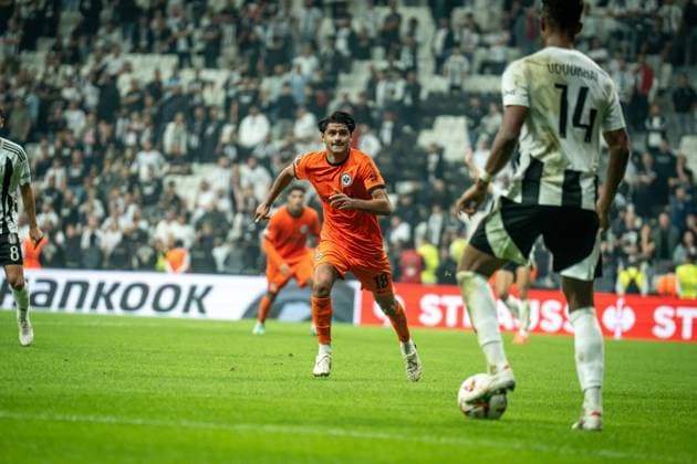Besiktas vs Eintract Frankfurt UEFA Europa League MD1 Besiktas and Eintract Frankfurt faced each other in the UEFA Europa League matchday 2, the match took place at Tupras Staidum on October 3, 2024 Istanbul Istanbul Turkey Copyright: xYagizxGurtugx