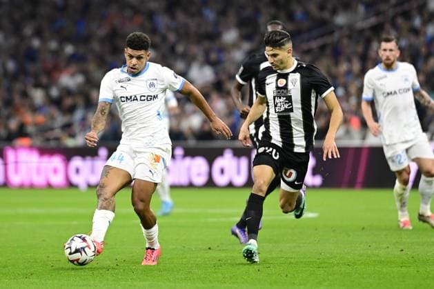 L Olympique de Marseille reçoit l Angers Sporting Club de l Ouest dans le cadre de sixième journée de Ligue 1 McDonald s à l Orange Vélodrome, le 04 octobre 2024. Luis Henrique (OM) FOOTBALL : Olympique de Marseille VS Angers SCO - Ligue 1 - 04 10 2024 WilliamCannarella Panoramic 