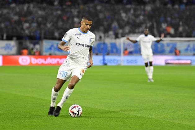 L Olympique de Marseille reçoit l Angers Sporting Club de l Ouest dans le cadre de sixième journée de Ligue 1 McDonald s à l Orange Vélodrome, le 04 octobre 2024. Mason Greenwood (OM) FOOTBALL : Olympique de Marseille VS Angers SCO - Ligue 1 - 04 10 2024 WilliamCannarella Panoramic 