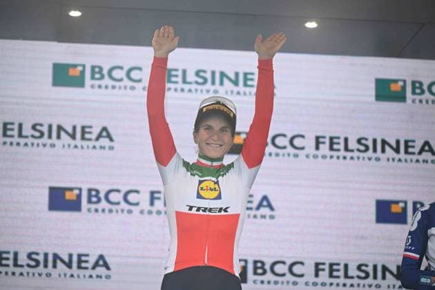 05-10-2024 Giro Dell emilia Donne; 2024, Lidl - Trek; Longo Borghini, Elisa; Bologna - San Luca; 