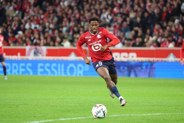Jonathan DAVID (LOSC Lille) lors du match LOSC Lille vs Toulouse, Ligue 1, Decathlon Arena stade Pierre Mauroy, le 5 octobre 2024 FOOTBALL : LOSC Lille vs Toulouse - Ligue 1 - 05 10 2024 LaurentSanson Panoramic