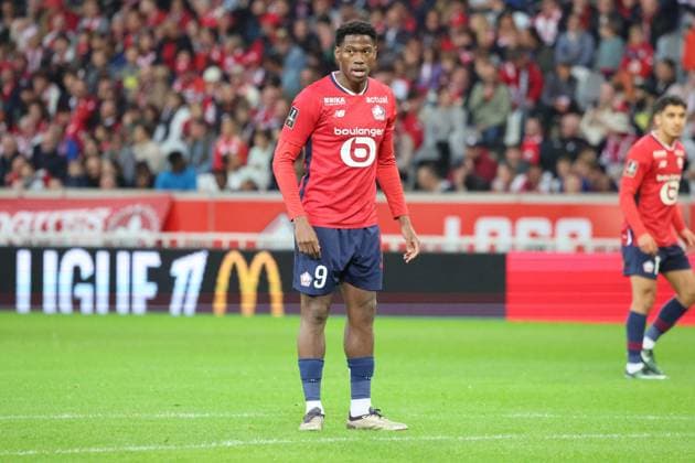 Jonathan DAVID (LOSC Lille) lors du match LOSC Lille vs Toulouse, Ligue 1, Decathlon Arena stade Pierre Mauroy, le 5 octobre 2024 FOOTBALL : LOSC Lille vs Toulouse - Ligue 1 - 05 10 2024 LaurentSanson Panoramic