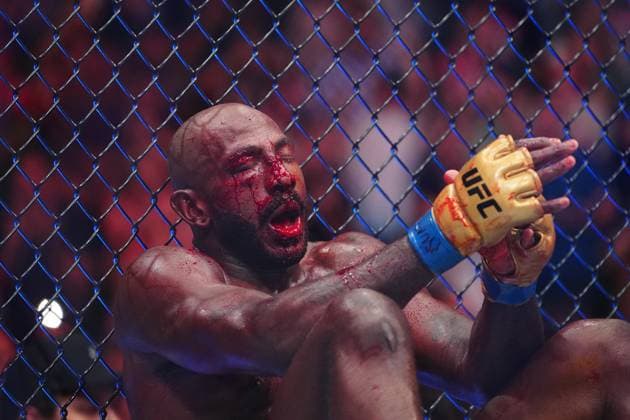 Sport Themen der Woche KW40 Sport Bilder des Tages October 5, 2024, Salt Lake City, Ut, Salt Lake City, Ut, United States: Khalil Rountree in a 5-round light heavyweight title bout at the Delta Center for UFC307 - Pereira vs Rountree Jr. on October 5, 2024 in Salt Lake City, UT, United States. ( PxImages) Salt Lake City, Ut United States - ZUMAp175 20241005_zsa_p175_659 Copyright: xLouisxGrassex