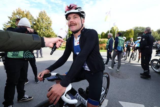 Cycling, Gravel World Championship in Leuven, Formula 1 driver Valtteri Bottas