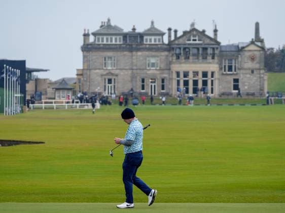 Robert McIntyre on the 1st green. Alfred Dunhill Links Championship 2024, Day Four, Golf, Old Course, St Andrews, Scotland, UK - 06 Oct 2024  Copyright: xStuartxWallace Shutterstockx 14758266f