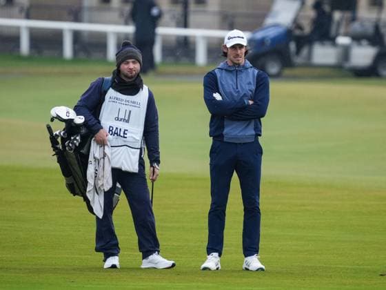 Gareth Bale on the 1st hole. Alfred Dunhill Links Championship 2024, Day Four, Golf, Old Course, St Andrews, Scotland, UK - 06 Oct 2024  Copyright: xStuartxWallace Shutterstockx 14758266k