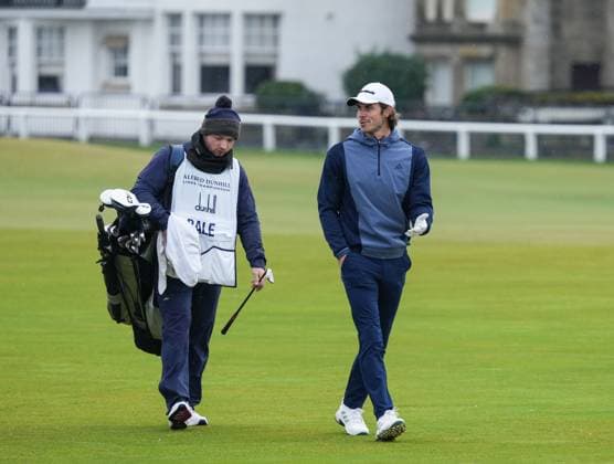 Gareth Bale on the 1st hole. Alfred Dunhill Links Championship 2024, Day Four, Golf, Old Course, St Andrews, Scotland, UK - 06 Oct 2024  Copyright: xStuartxWallace Shutterstockx 14758266l