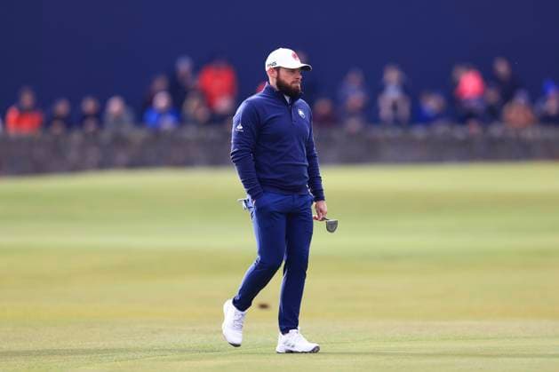 6th October 2024; The Old Course at St Andrews, Fife, Scotland; Alfred Dunhill Links Golf Championship, Final Round; Tyrrell Hatton of England on the first green of the Old Course, St Andrews, during the final round of the Dunhill Links Championship  ActionPlus12700844 DavidxYoung