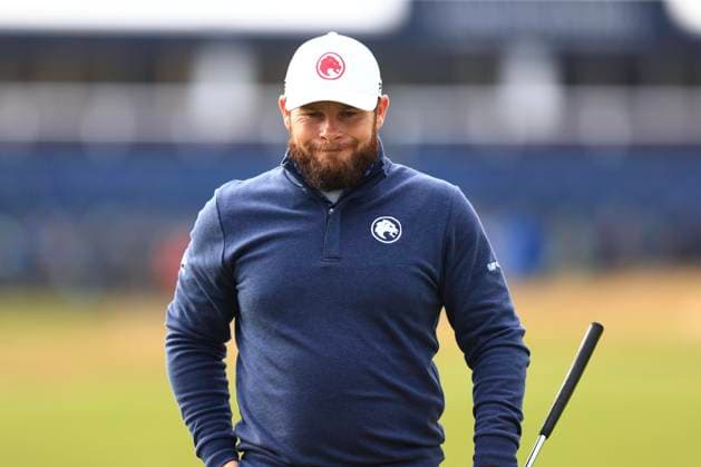 6th October 2024; The Old Course at St Andrews, Fife, Scotland; Alfred Dunhill Links Golf Championship, Final Round; Tyrrell Hatton of England on the first green of the Old Course, St Andrews, during the final round of the Dunhill Links Championship  ActionPlus12700846 DavidxYoung