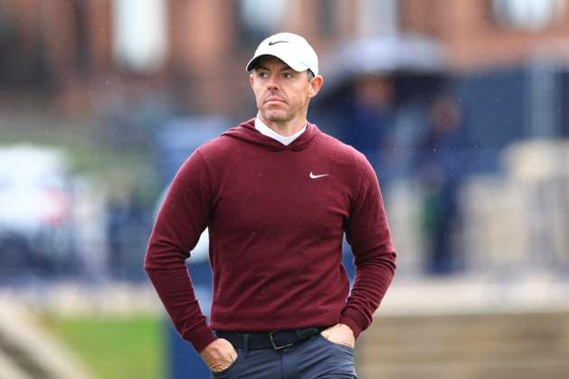 6th October 2024; The Old Course at St Andrews, Fife, Scotland; Alfred Dunhill Links Golf Championship, Final Round; Rory Mcilroy of Northern Ireland on the fairway of the first hole of the Old Course, St Andrews, during the final round of the Dunhill Links Championship  ActionPlus12700948 DavidxYoung