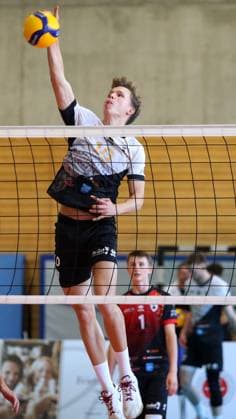 BAU 06 10 2024 Ludwigsburg Volleyball Barock Volleys MTV Ludwigsburg vs Ceratonia Volleys Eltmann, Jannik Bachmann LB