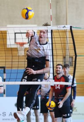 BAU 06 10 2024 Ludwigsburg Volleyball Barock Volleys MTV Ludwigsburg vs Ceratonia Volleys Eltmann, Darius Diefenbach LB
