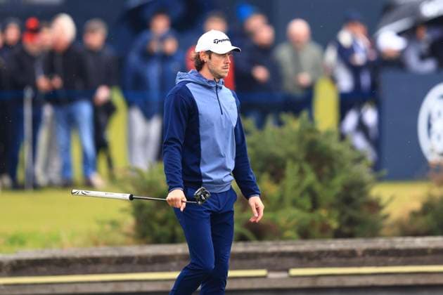 6th October 2024; The Old Course at St Andrews, Fife, Scotland; Alfred Dunhill Links Golf Championship, Final Round; Welsh former footballer Gareth Bale walks to the first green of the Old Course, St Andrews, during the final round of the Dunhill Links Championship  ActionPlus12701443 DavidxYoung