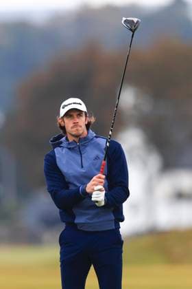 6th October 2024; The Old Course at St Andrews, Fife, Scotland; Alfred Dunhill Links Golf Championship, Final Round; Welsh former footballer Gareth Bale on the fairway of the second hole of the Old Course, St Andrews, during the final round of the Dunhill Links Championship  ActionPlus12701446 DavidxYoung