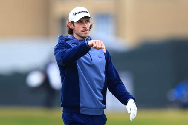 6th October 2024; The Old Course at St Andrews, Fife, Scotland; Alfred Dunhill Links Golf Championship, Final Round; Welsh former footballer Gareth Bale walks off the third tee of the Old Course, St Andrews, during the final round of the Dunhill Links Championship  ActionPlus12701447 DavidxYoung