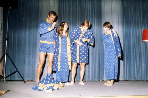ARCHIVE 19750930. Some photo models show off the sportsmen s clothes for the Olympics in Innsbruck 1976. Sweden OS sp_sw x5600x *** ARCHIVE 19750930 Some photo models show off the sportsmen s clothes for the Olympics in Innsbruck 1976 Sweden OS sp sw x5600x  Copyright: xSVTxBildx OLYMPIC CLOTHES