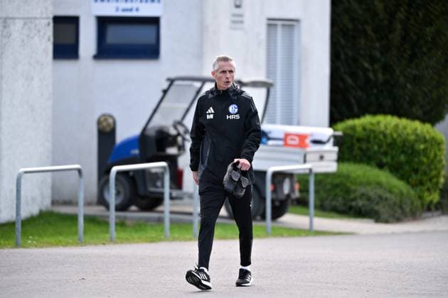 Coach Kees van Wonderen FC Schalke 04 07 10 2024, Football season 2024 2025, 2 Bundesliga, Training FC Schalke 04 Gelsenkirchen Training ground North Rhine-Westphalia Germany Team2
