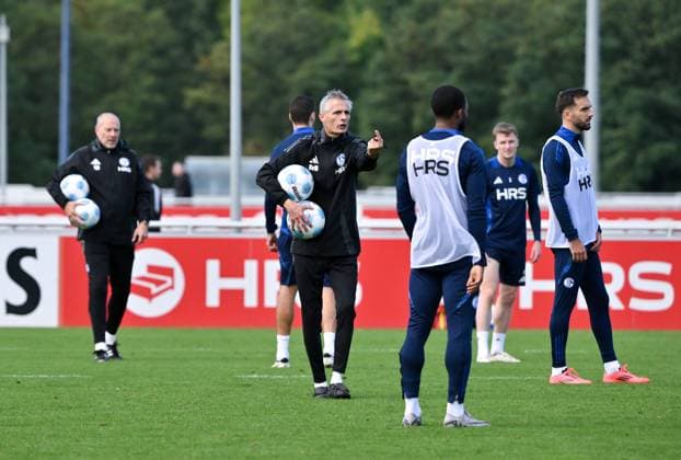 07 10 2024, Football season 2024 2025, 2 Bundesliga, Training FC Schalke 04 Gelsenkirchen Training ground North Rhine-Westphalia Germany Team2