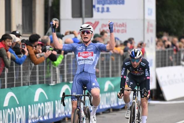 07-10-2024 Coppa Bernocchi; 2024, Alpecin - Deceuninck; 2024, Red Bull - Bora - Hansgrohe; Van Tricht, Stan; Adria Oliveras, Roger; Legnano; 