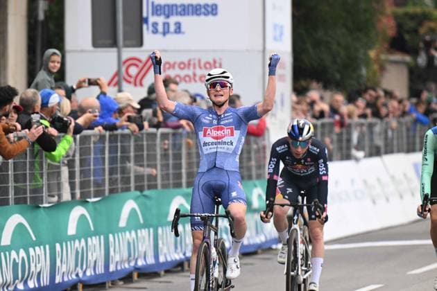 07-10-2024 Coppa Bernocchi; 2024, Alpecin - Deceuninck; 2024, Red Bull - Bora - Hansgrohe; Van Tricht, Stan; Adria Oliveras, Roger; Legnano; 
