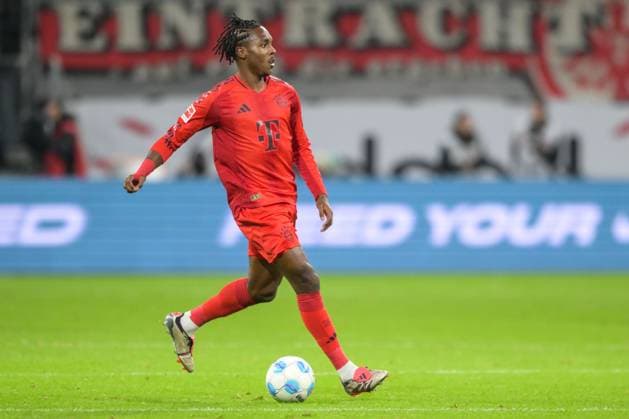 Soccer, 1 Bundesliga, 20241006, SG Eintracht Frankfurt FC Bayern München Im Bild Mathys TEL FC Bayern München, 39 Frankfurt Deutsche Bank Park Hessen Germany Copyright: Passion2Press MarkusxFischerx
