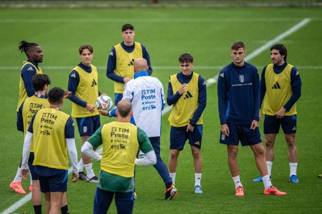 Football, Italy national team, Training