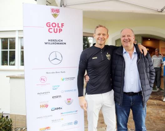 07 10 24 VfB Stuttgart Golf Cup 2024 Germany, Marhördt, 07 10 2024, Football, Bundesliga, VfB Stuttgart Golf Cup 2024 v l Rouven Kasper, Peter Noller