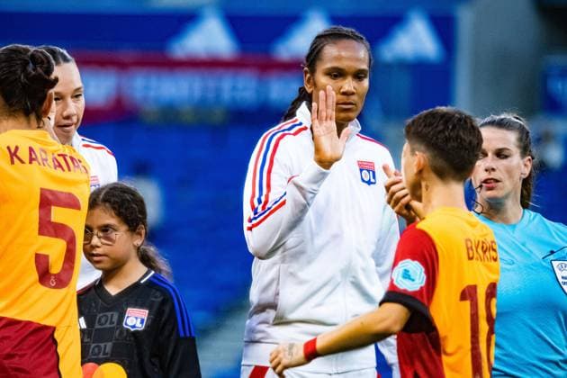 Wendie Renard (OL) FOOTBALL : Olympique Lyonnais vs Galatasaray - UEFA Women?s Champions League - Journée 1 - 08 10 2024 BaptisteAutissier Panoramic 