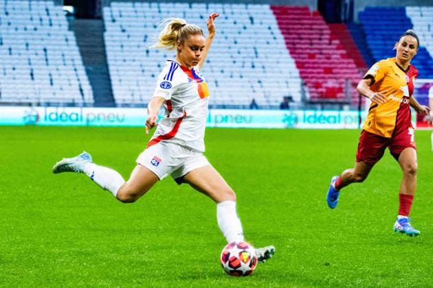 Ellie Carpenter (OL) FOOTBALL : Olympique Lyonnais vs Galatasaray - UEFA Women?s Champions League - Journée 1 - 08 10 2024 BaptisteAutissier Panoramic 