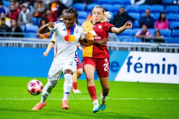 Melchie Dumornay (OL) FOOTBALL : Olympique Lyonnais vs Galatasaray - UEFA Women?s Champions League - Journée 1 - 08 10 2024 BaptisteAutissier Panoramic 