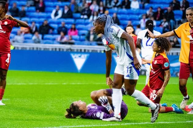 Kadidiatou Diani (OL) FOOTBALL : Olympique Lyonnais vs Galatasaray - UEFA Women?s Champions League - Journée 1 - 08 10 2024 BaptisteAutissier Panoramic 